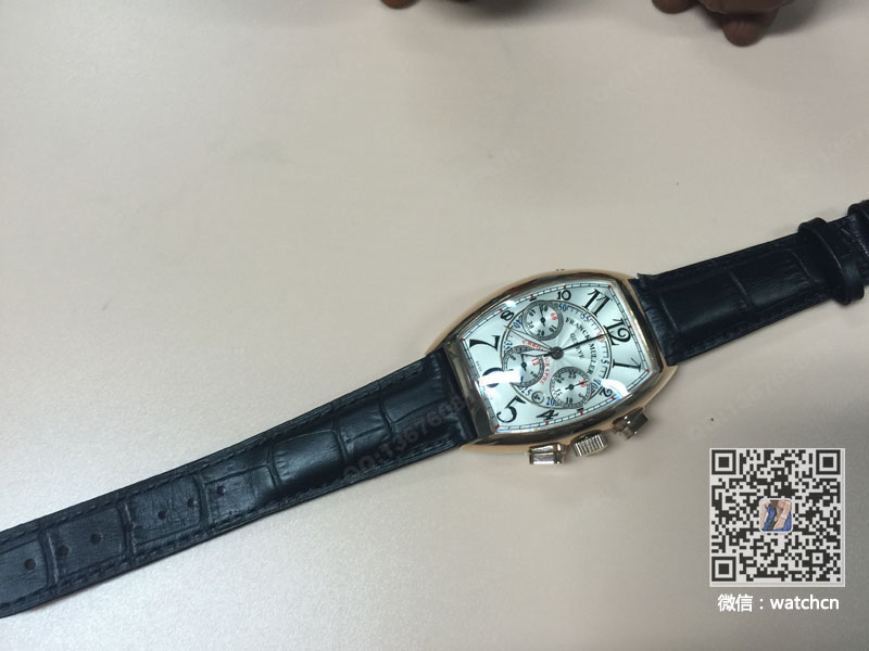 高仿法穆兰手表-CHRONOGRAPHE系列8880 CC AT 玫瑰金表壳时标腕表